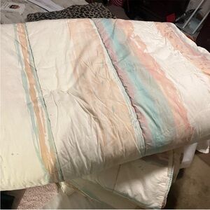 Croscill Pastel Striped Comforter